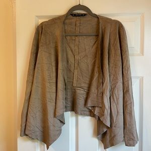 Zara Suede Cardigan